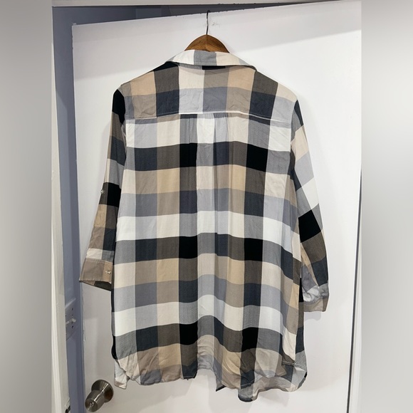 Avenue Women’s Plaid Shirt size 14/16 - Picture 5 of 5